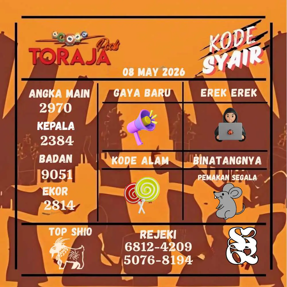 Kode Syair Toraja Pools Mei 2026